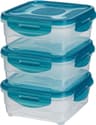 Set di 3 contenitori ermetici