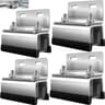 Set supporti in acciaio inox