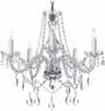 Lampadario di cristallo classico