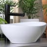 Elegante piccolo lavabo ovale