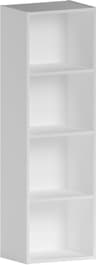 Libreria a cubi bianca