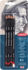 Set di quattro matite al carboncino