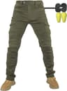 Pantaloni moto rinforzati