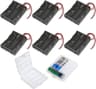 Portabatterie AA 6 pezzi