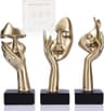 Set di 3 statue grandi pensatori