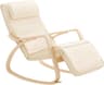 Sedia a Dondolo Beige