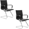 Set 2 Sedie Ufficio Ecopelle