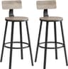Set di 2 sgabelli da bar in stile industriale