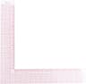 Righello quadrato a L in plastica